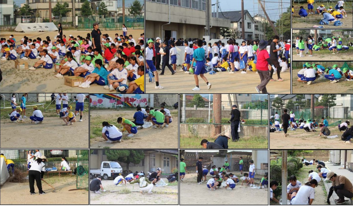 親子奉仕作業１